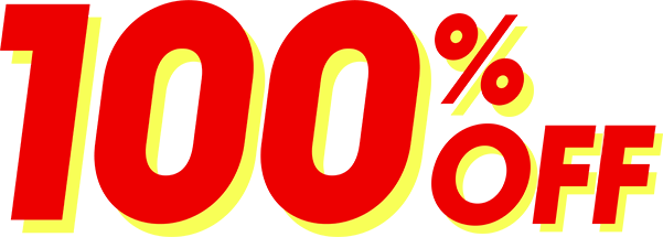 100%OFF